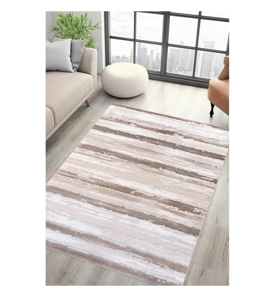 Tappeto, 160 x 230, Beige, Visone, 100% POLIESTERE