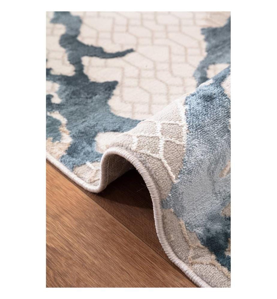 Tappeto, 160 x 230, blu, 50% POLIPROPILENE / 50% POLIESTERE