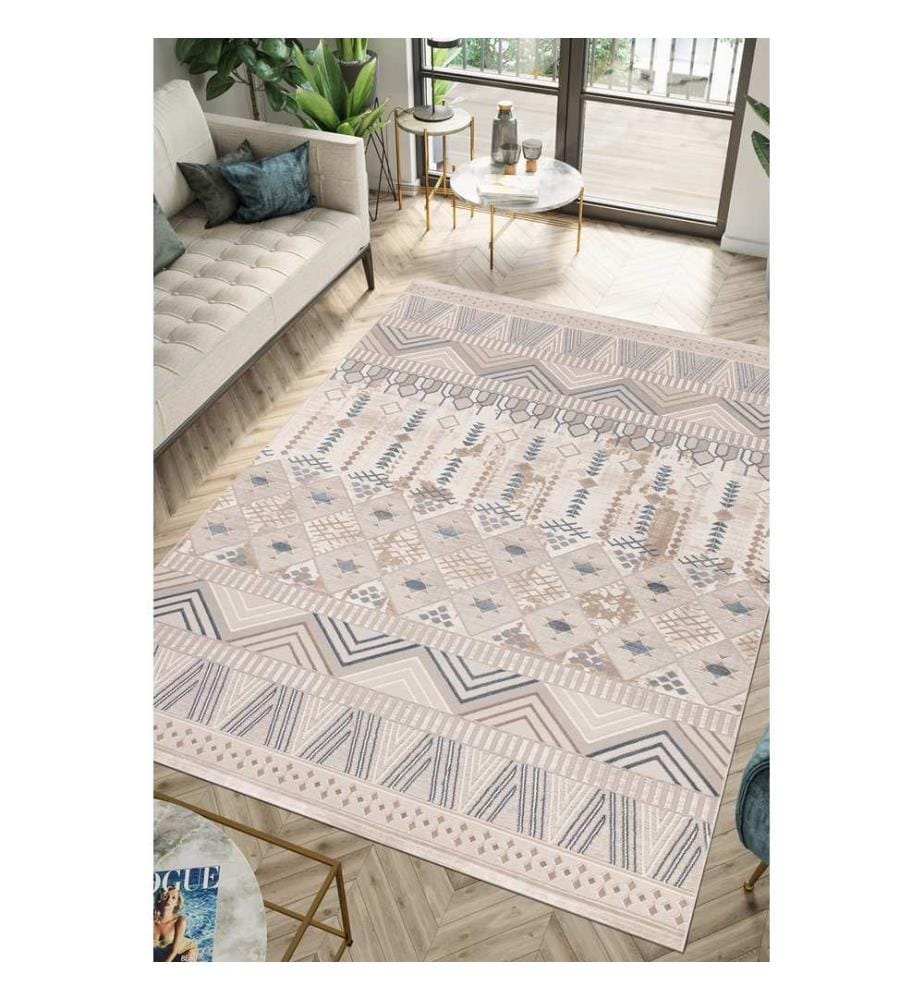 Tappeto, 150 x 230, Beige, 100% POLIESTERE