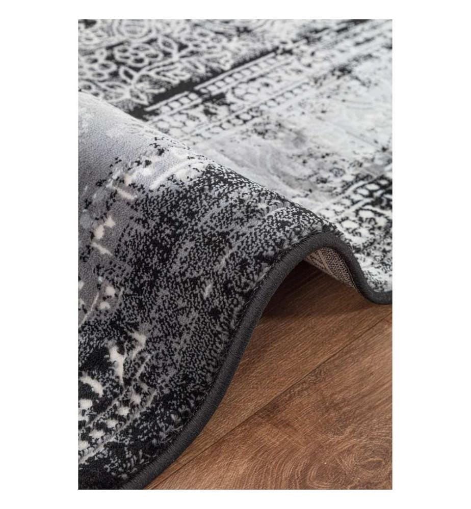 Tappeto, 150 x 230, Nero, 100% POLIESTERE