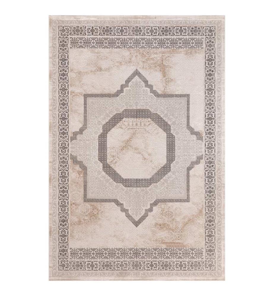 Tappeto, 150 x 230, Crema, 100% POLIESTERE