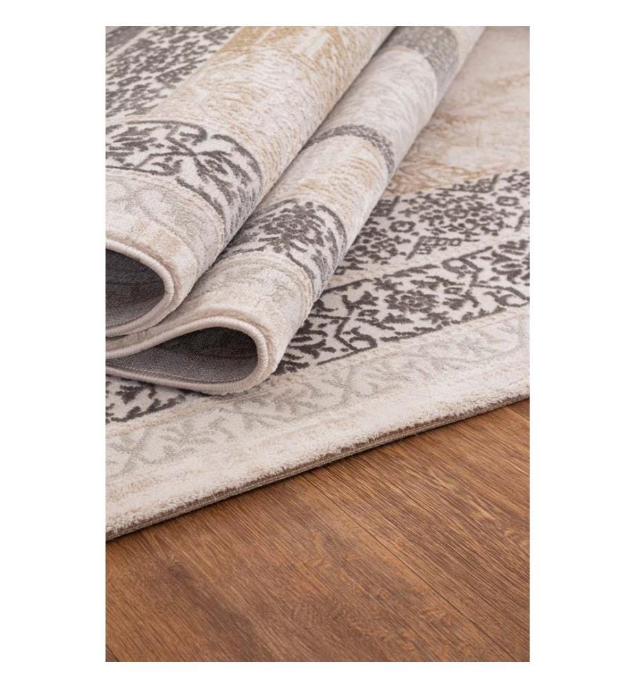 Tappeto, 150 x 230, Crema, 100% POLIESTERE