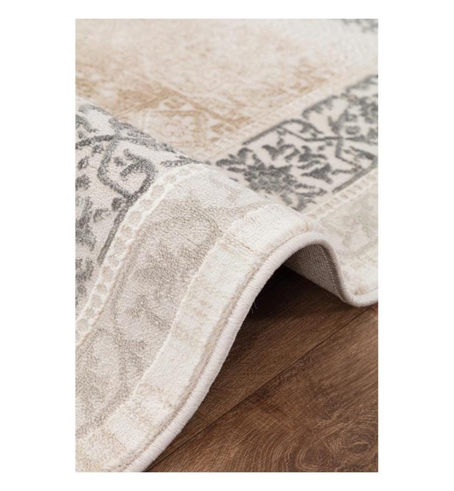 Tappeto, 150 x 230, Crema, 100% POLIESTERE