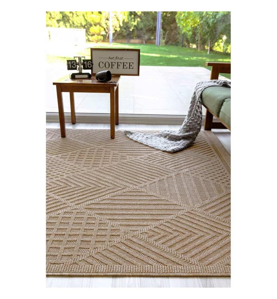 Tappeto, 160 x 230, Beige, 100% POLIPROPILENE