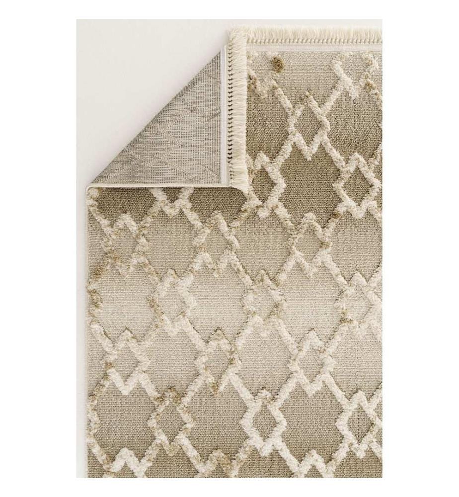 Tappeto, 120 x 450, visone, 100% POLIESTERE
