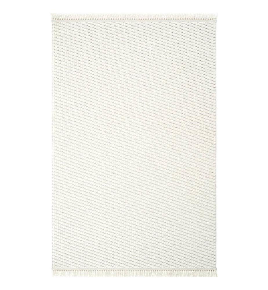 Tappeto, 120 x 450, Crema, 100% CENILLE