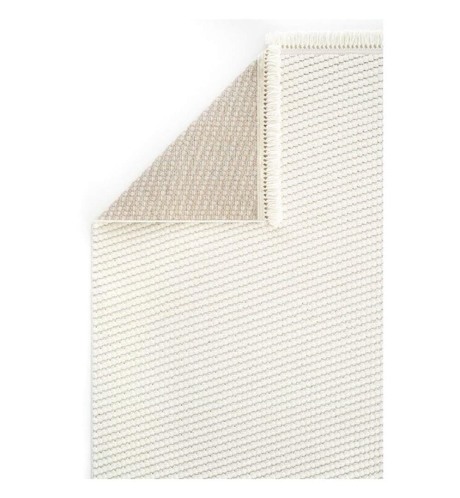 Tappeto, 120 x 450, Crema, 100% CENILLE