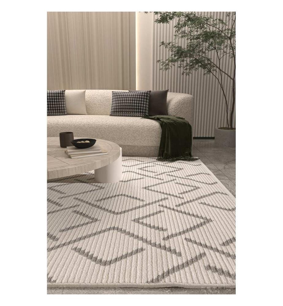 Tappeto, 200 x 300, Crema, 100% MICRO POLIESTERE