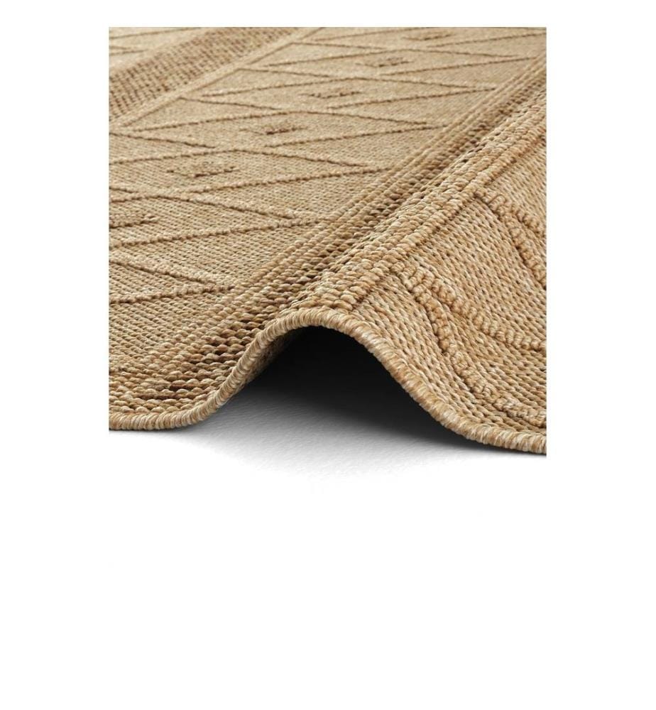 Carpet, 100 x 450, Beige, Brown, 90% POLYPROPYLENE / 10% JUTE