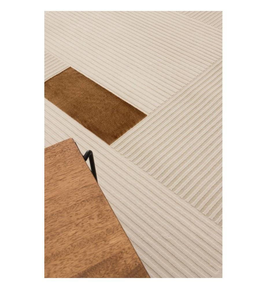 Carpet, 160 x 230, Cream, Cinnamon, 50% POLYESTER / 50% COTTON