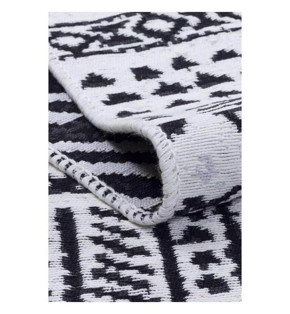 Nero, Bianco, Corridore Di Moquette, 160 X 230 cm, Cotone