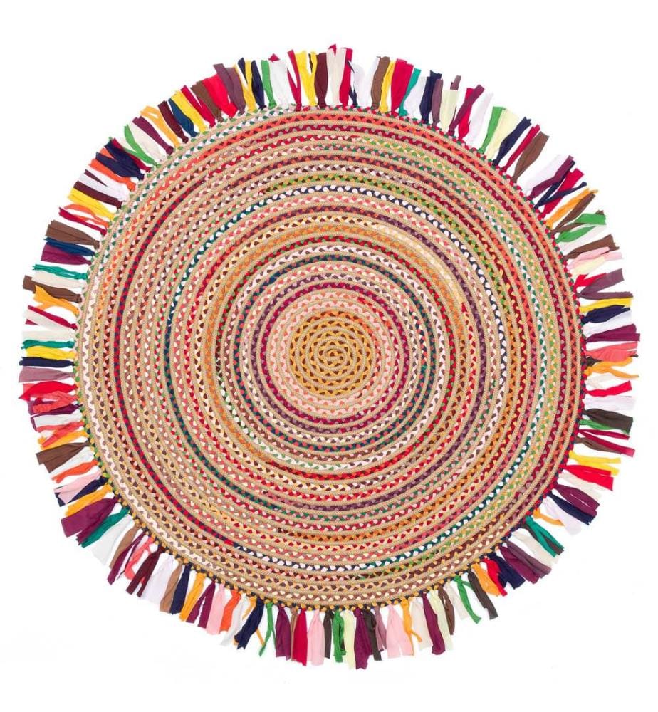 Bunt, Teppichläufer, 50% Baumwolle , 50% Polyester