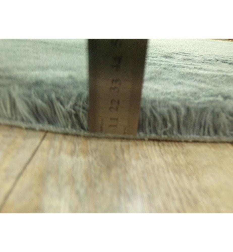 Teppich, 80 cm, Dunkelgrau, 100 % POLYESTER