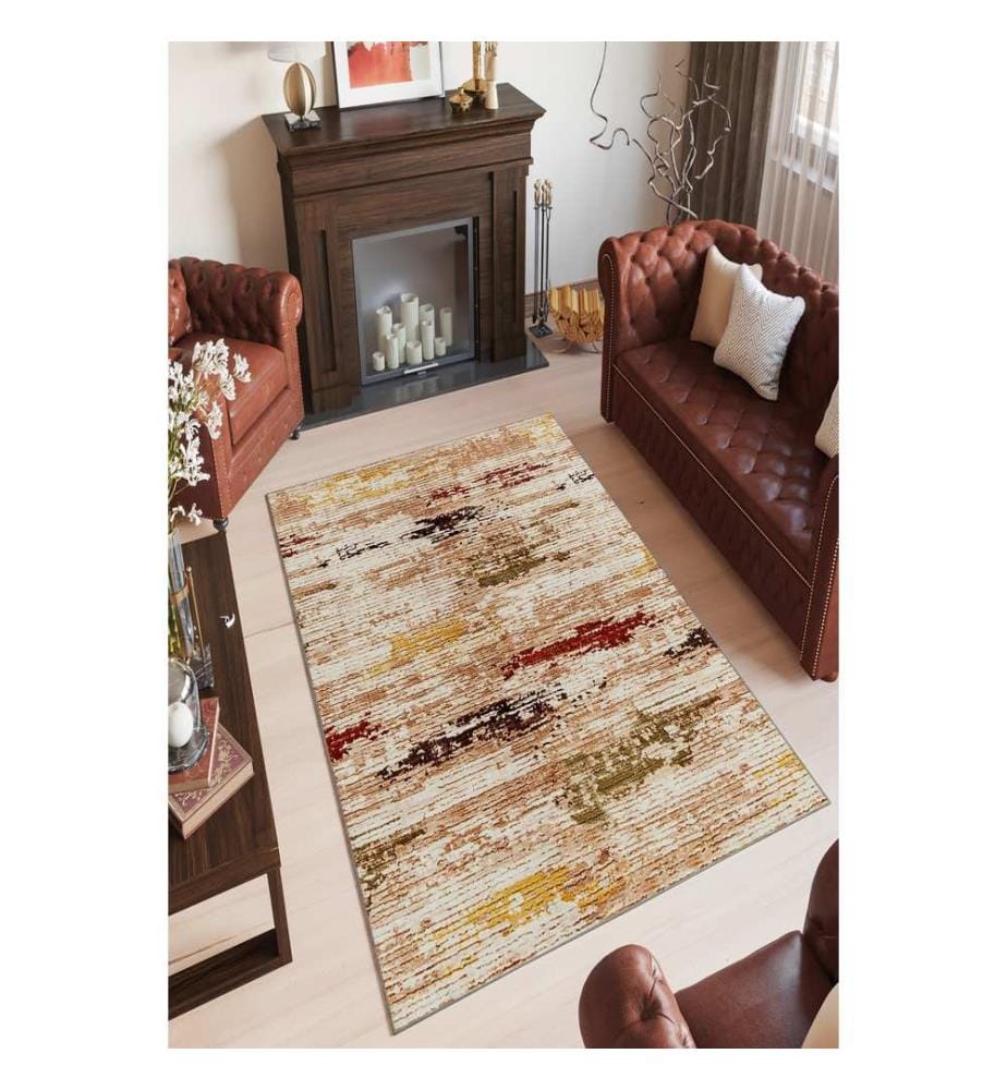 Tappeto, 60 x 100, Marrone, 100% POLIESTERE