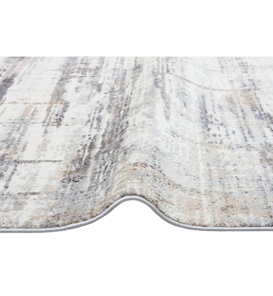Tappeto, 200 x 290, Crema, Grigio, 100% POLIESTERE