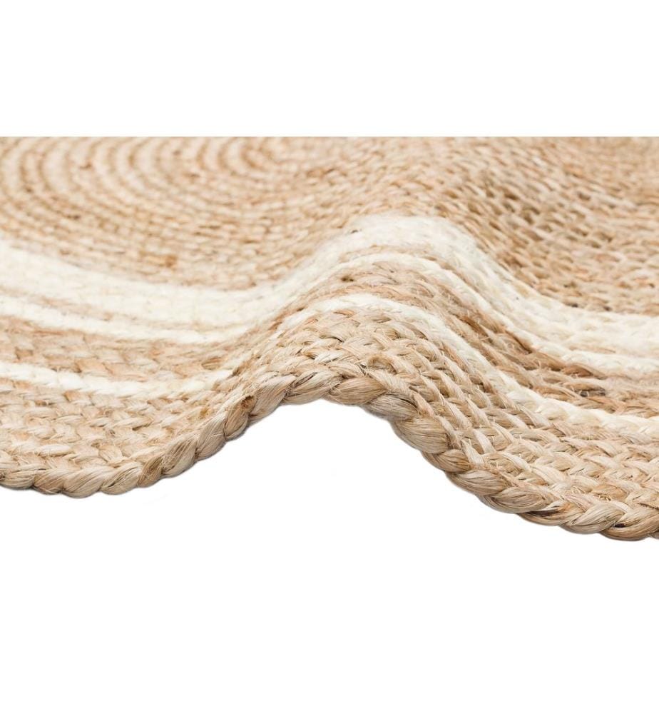 Tappeto, 120 x 120, Crema, 100% JUTE