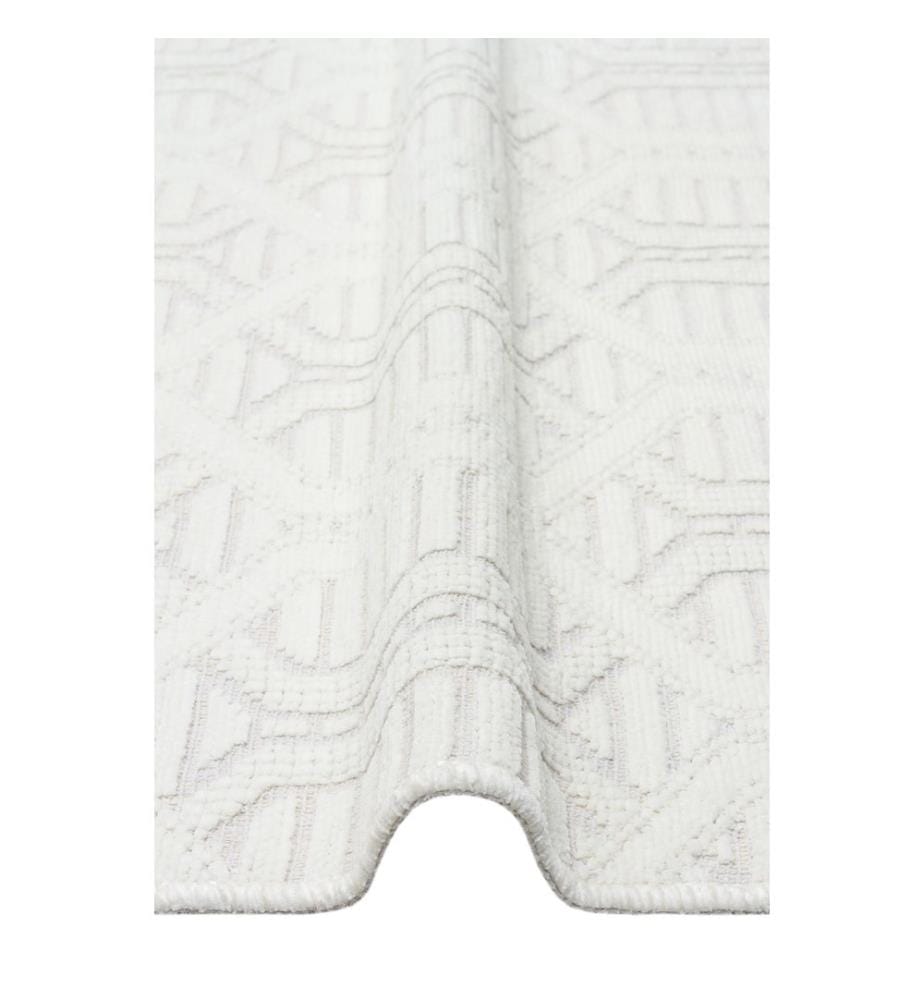 Tappeto, 80 x 150, Crema, 85% COTONE / 15% POLIESTERE CHENILLE