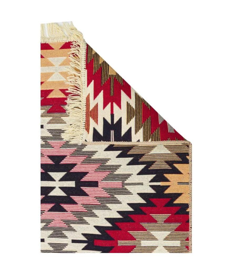 Tappeto, 80 x 150, Rosso, 100% COTONE