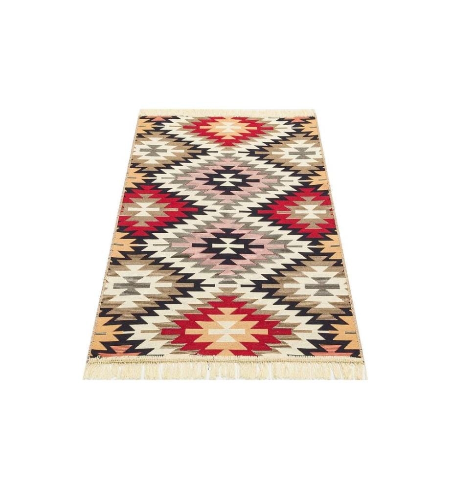 Tappeto, 80 x 300, Rosso, 100% COTONE