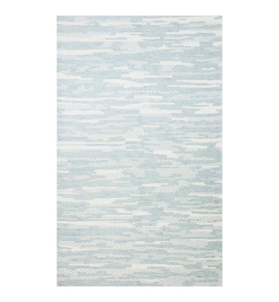 Carpet, 80 x 150, Blue, 60% COTTON / 40% POLYESTER