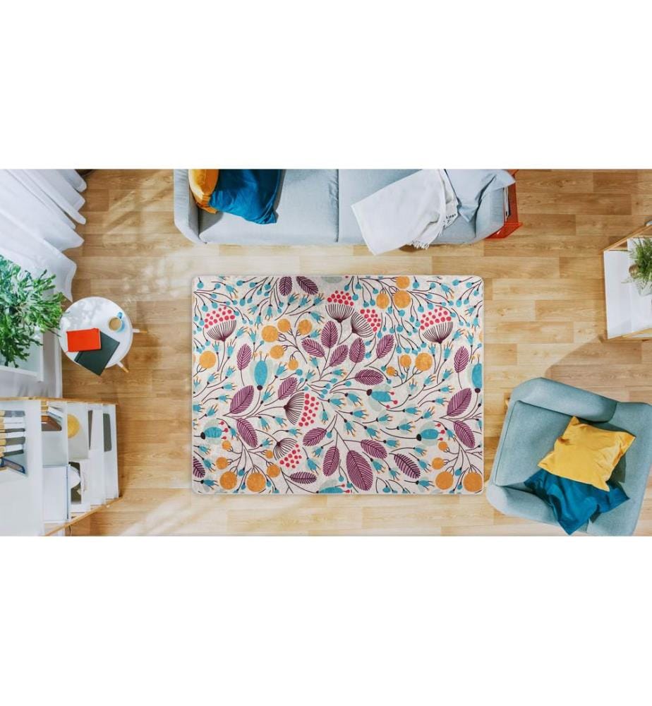 Teppich, 120 x 160, Mehrfarbig, 100 % POLYESTER