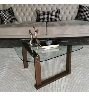 Couleur Noix, Tables Basses, 41X96X81 cm, Bois Massif
