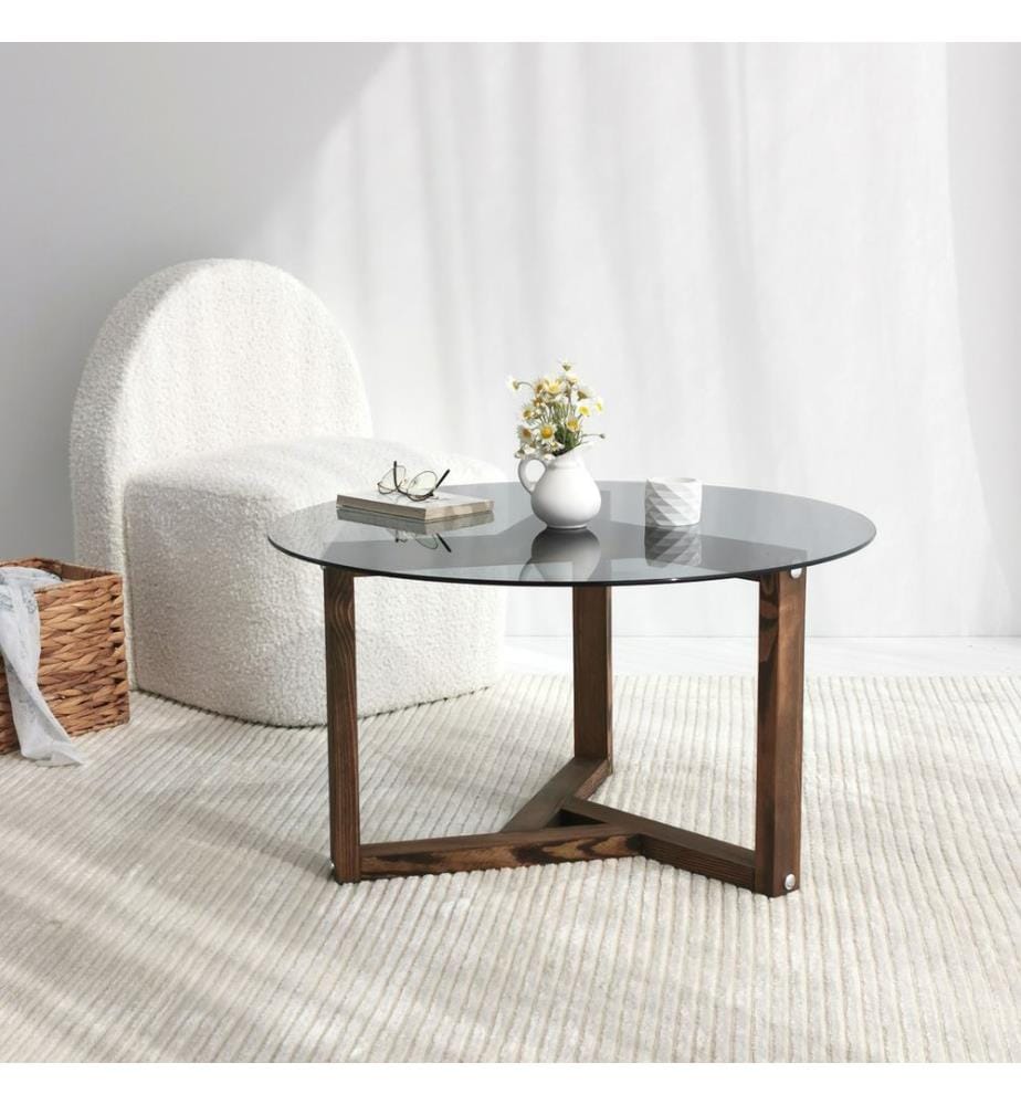 Rauch, Couchtische, 40X75X75 cm, Getempertes Glas