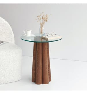 Couleur Noix, Tables Basses, 50X45X50 cm, Bois Massif À En Pin