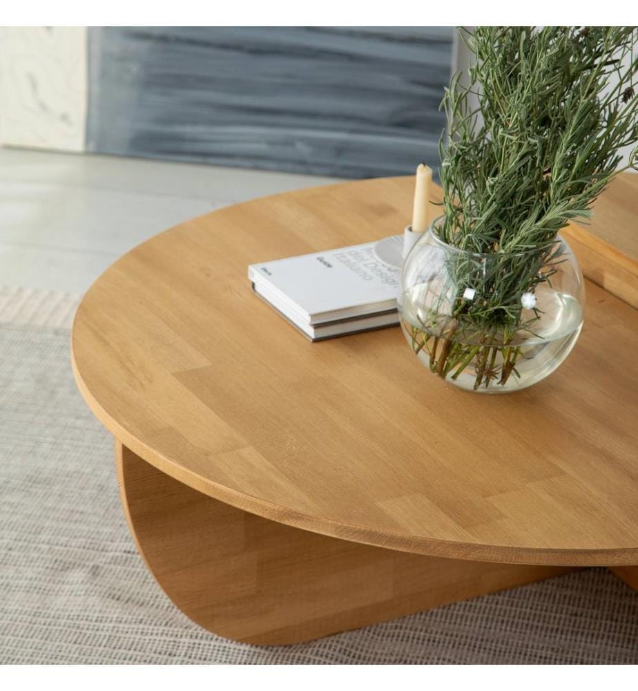 Table à café, Chêne, Pin massif