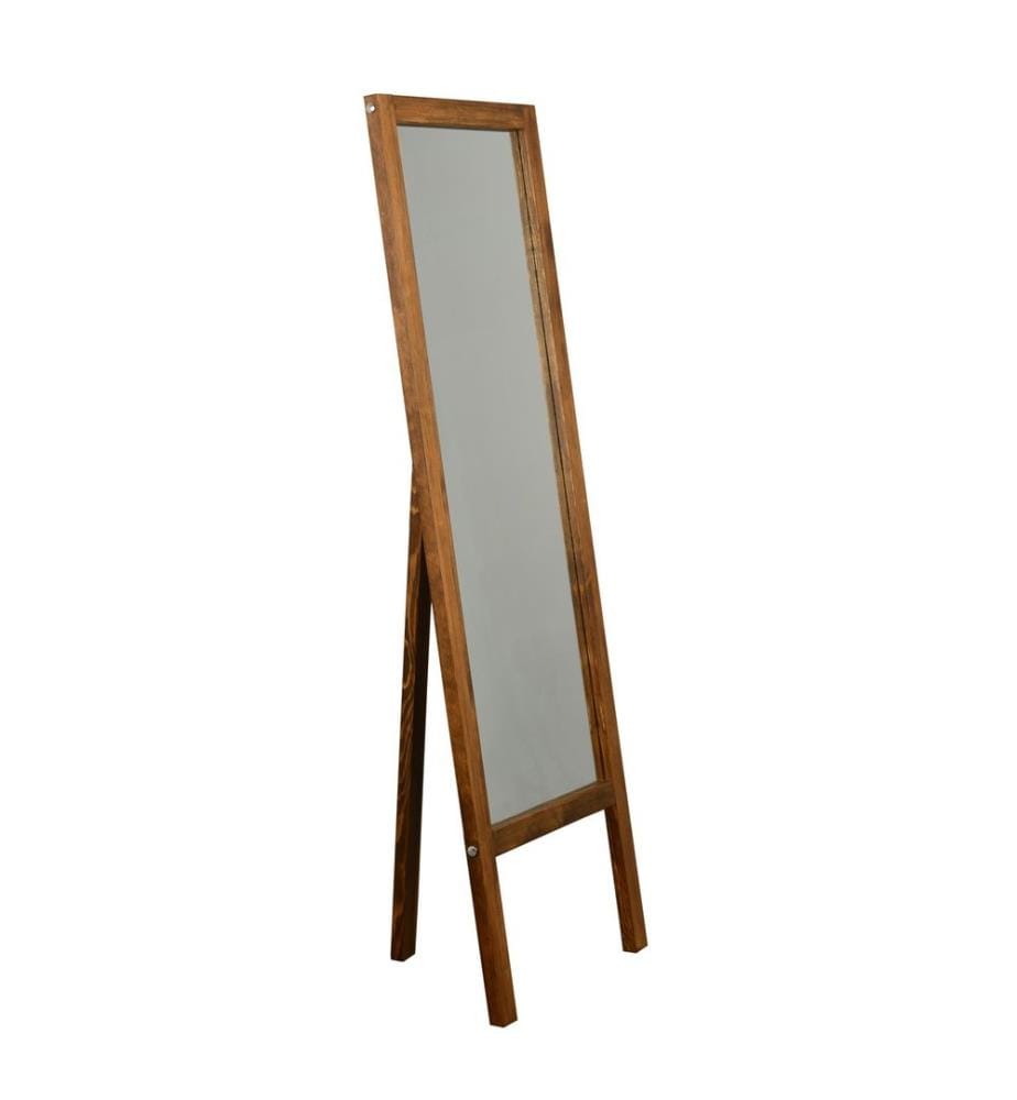 Cheval Mirror, Walnut, Pine Solid Wood