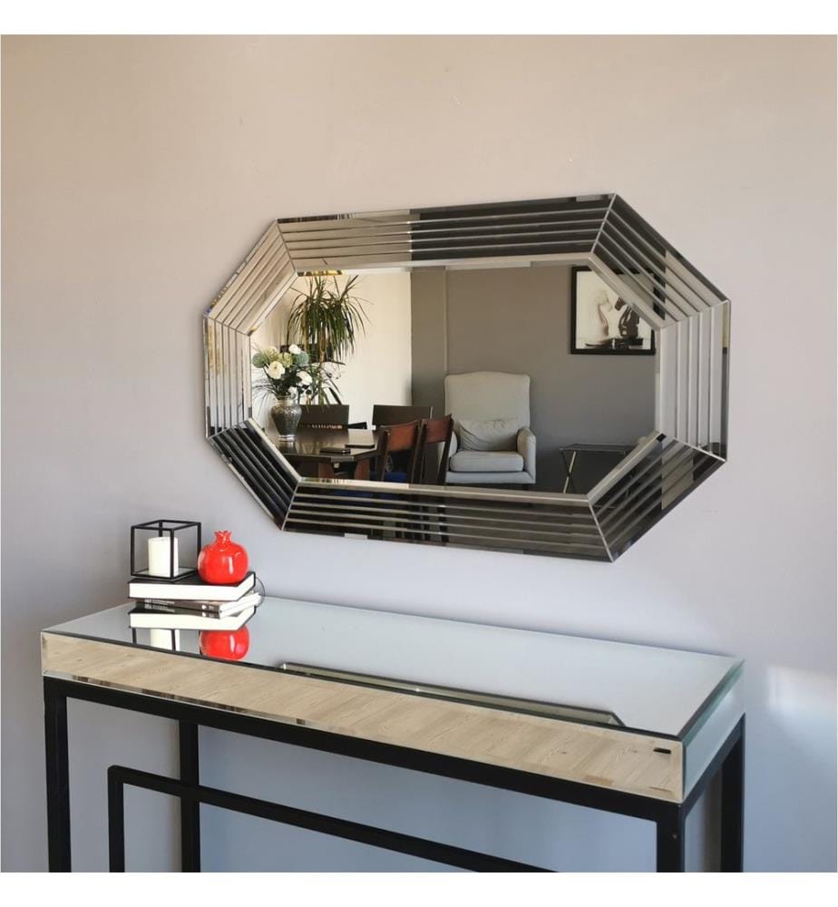 Argento, Specchio Da Parete, 60X100X2,2 cm, MDF