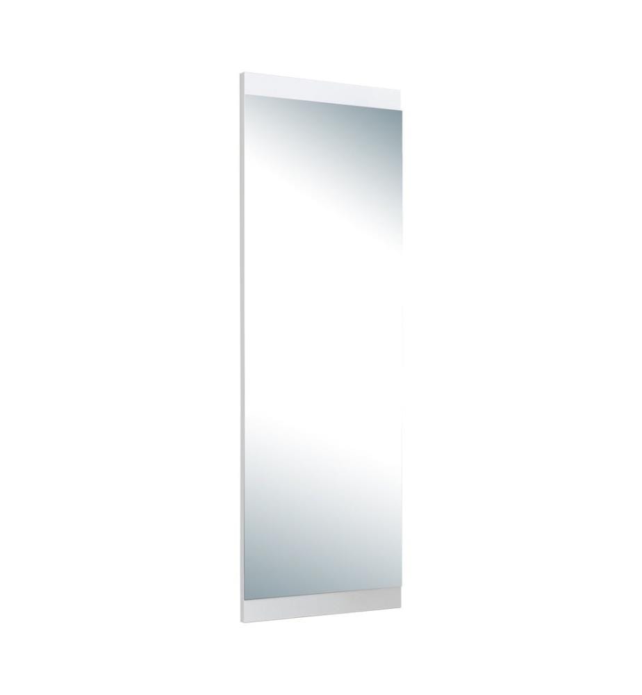 Bianco, Specchio Da Parete, 40X120X2.2 cm, MDF