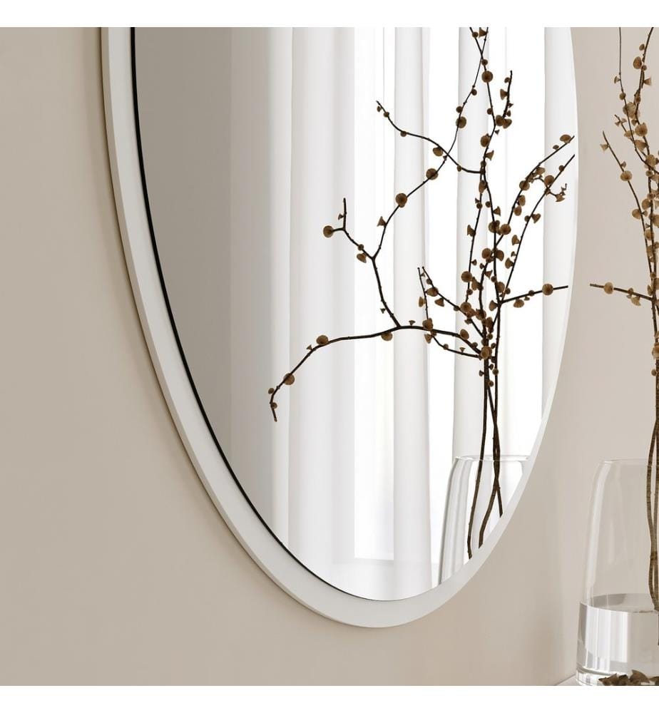 Bianco, Specchio Da Parete, 60X60X2,2 cm, MDF