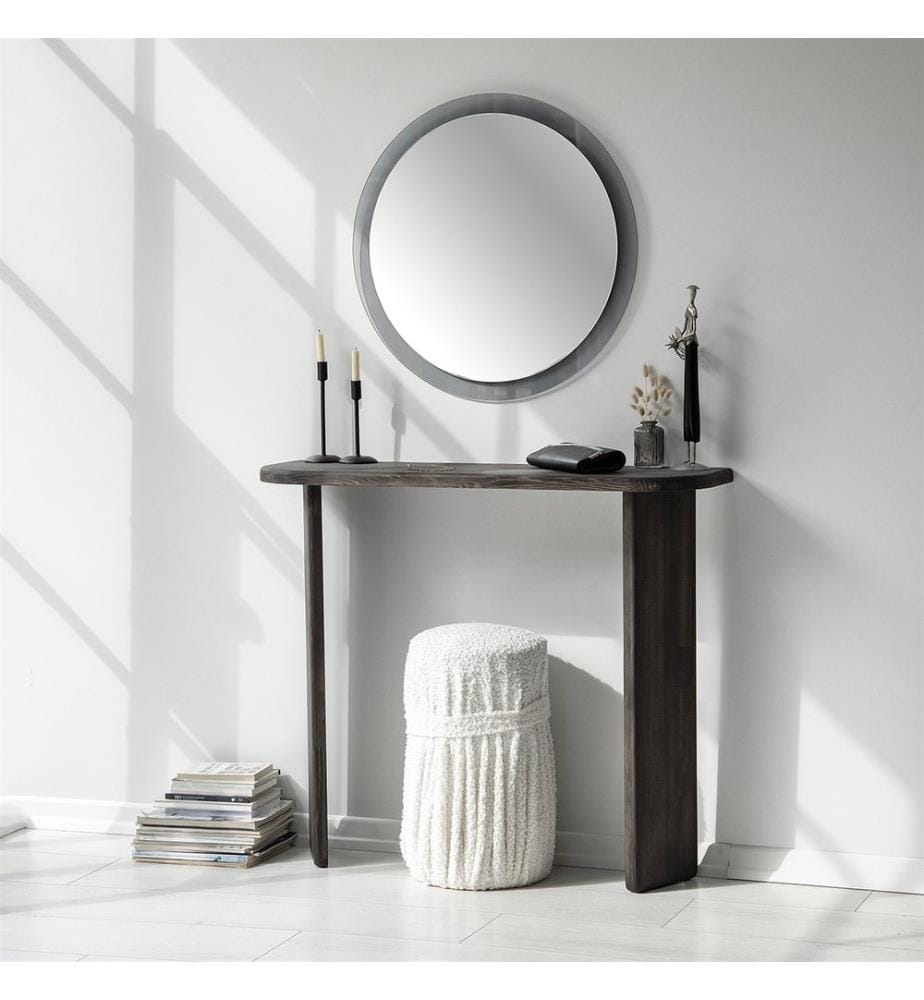 Commode, Anthracite, bois massif