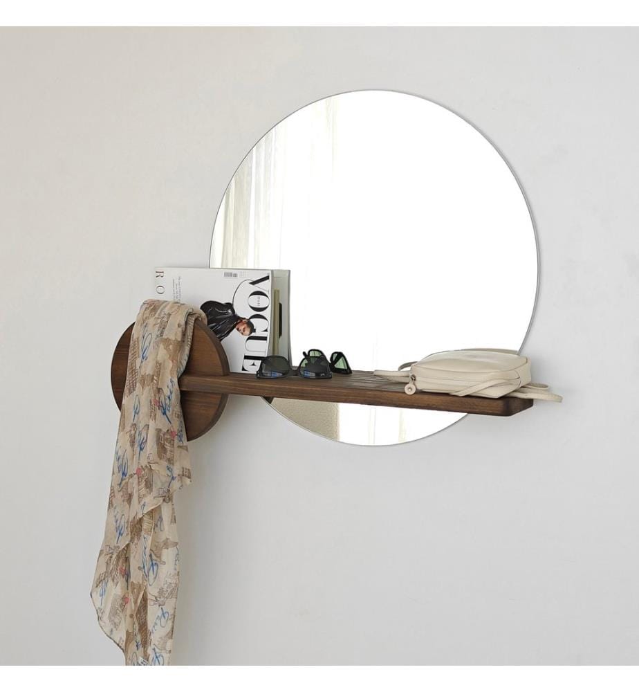 Specchio, Noce, Legno massiccio