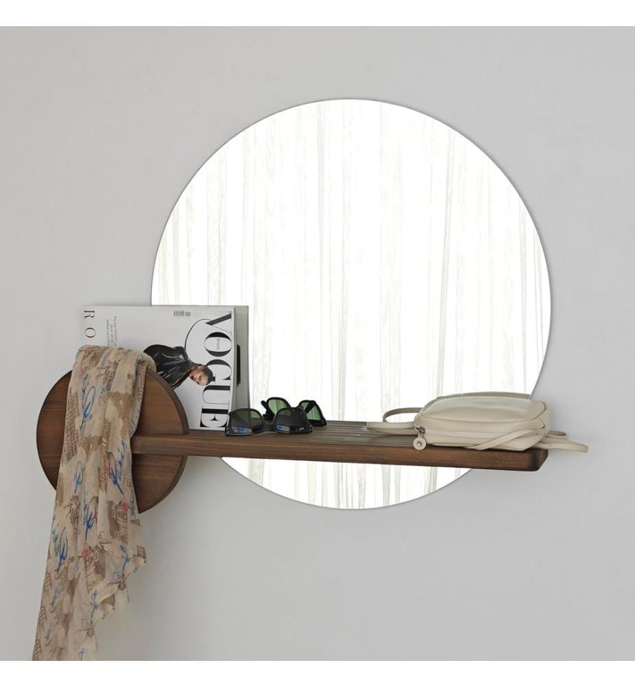 Specchio, Noce, Legno massiccio