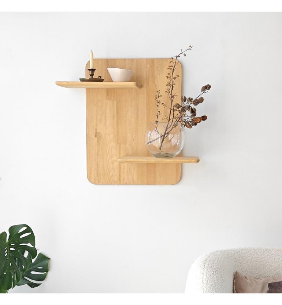 Mensola a muro, Rovere, Legno massiccio
