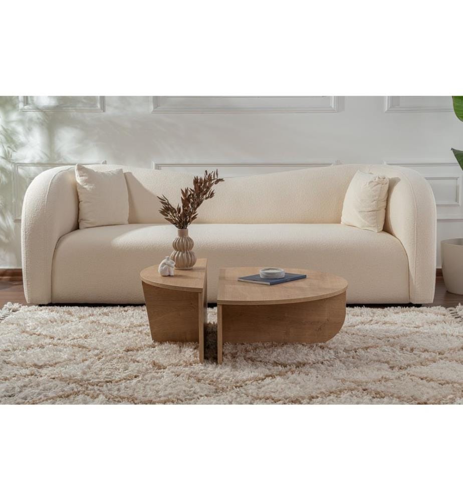 Table basse, chêne miel, 100 % PANNEAUX DE PARTICULES ENDUITS DE MÉLAMINE