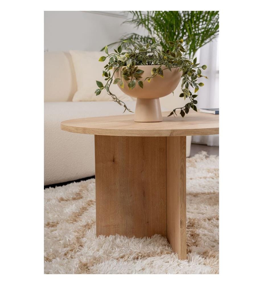 Tavolino, rovere zaffiro, 100% MELAMMINA RIVESTITA