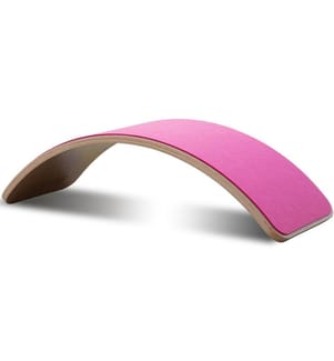 Balanceboard aus Holz, rosa, Buchenholz