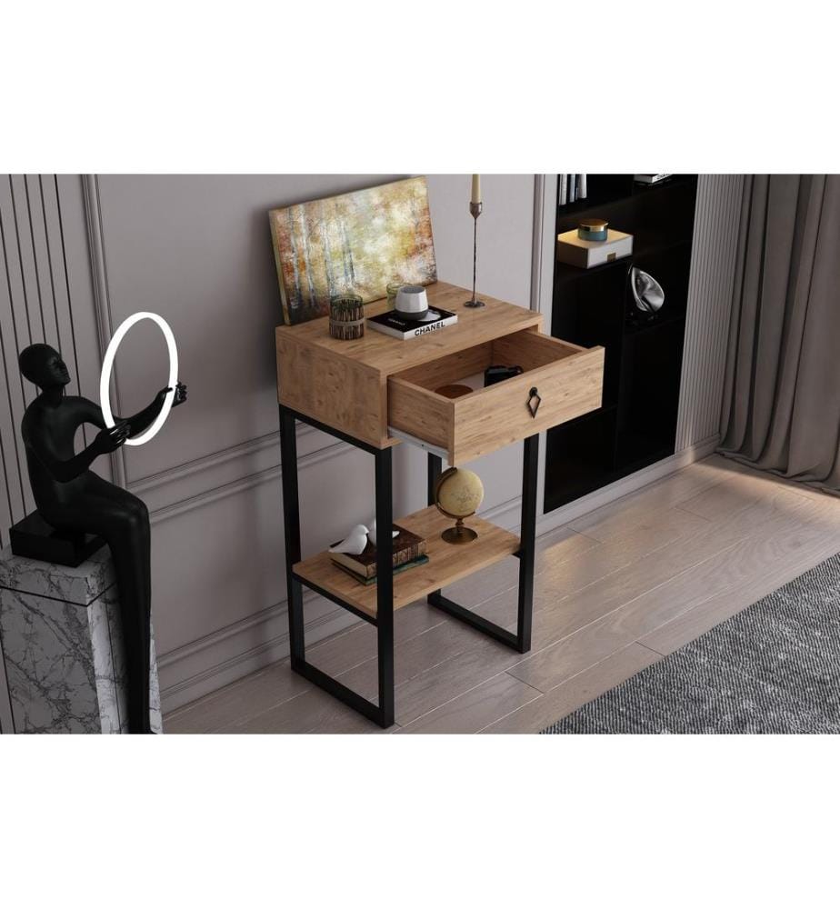 Kommode, Kiefernholz, 100 % melaminbeschichtete Spanplatte