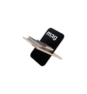 Zeitschriftenhalter, Schwarz, 100 % Stoff, Rahmen: 100 % Metall