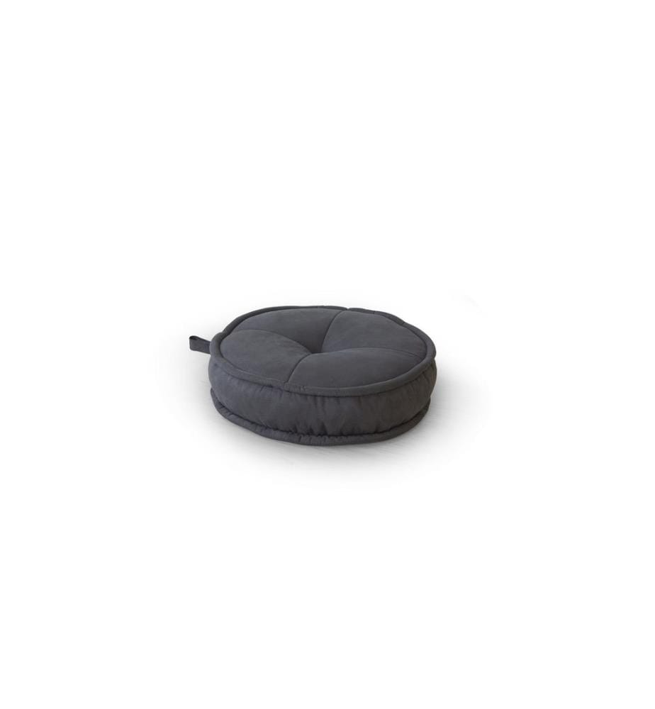Dekoratives Kissen, Grau, 100 % SOHO-Gewebe