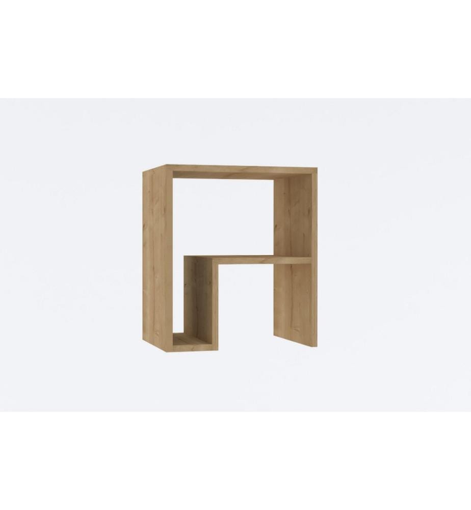 Table d'appoint, chêne saphir, panneau de particules mélaminé