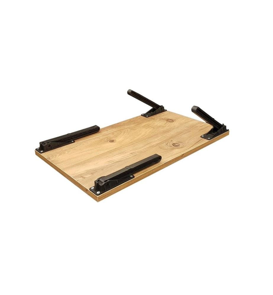 Bureau debout pour ordinateur portable, pin atlantique, noir, panneau de particules mélaminé
