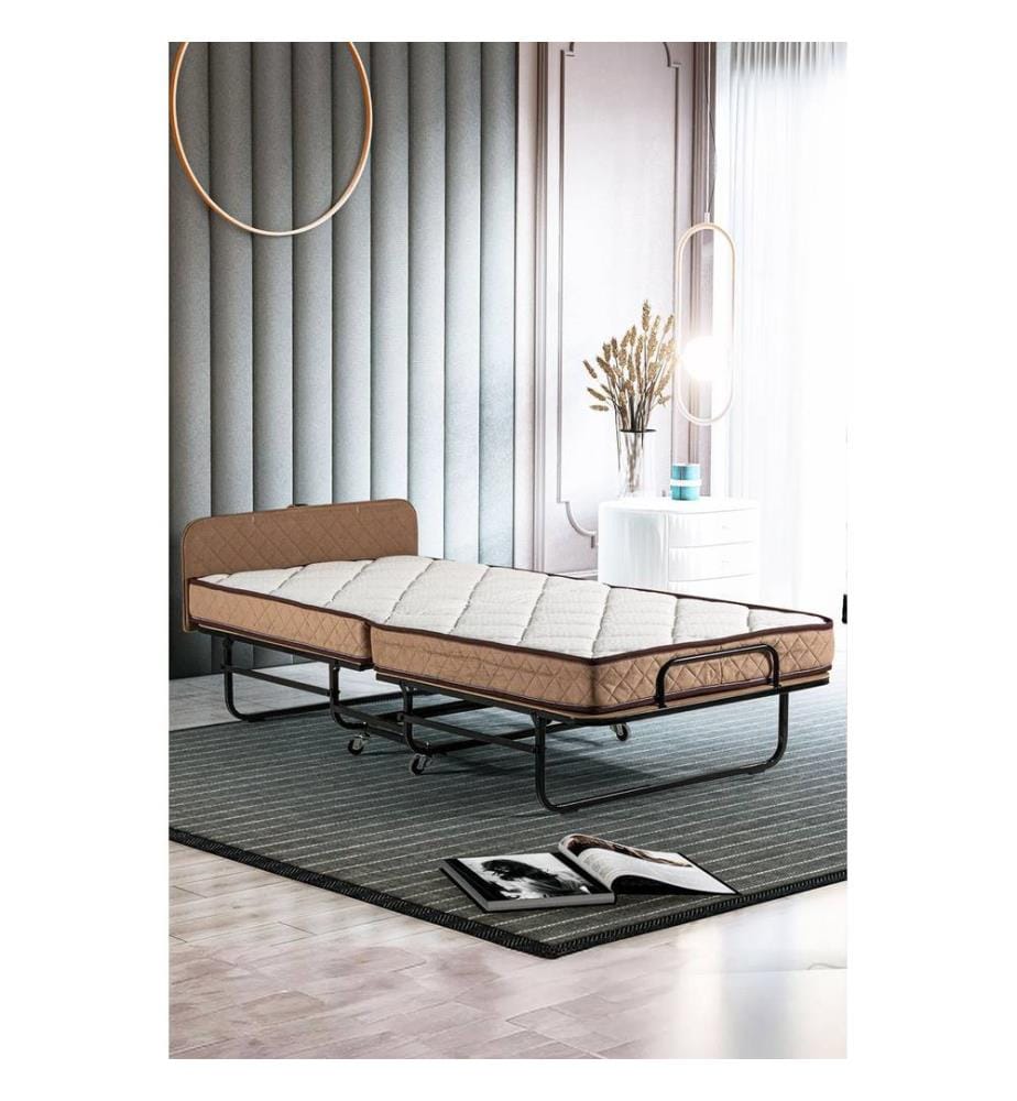 Blanc, Noir, Lits Aériens, 90X90X200 cm, Matelas En Mousse Solide