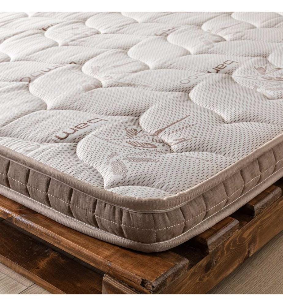 Matelas, Light Brown, housse : Tissu Armure Weaven, éponge 45 DNS