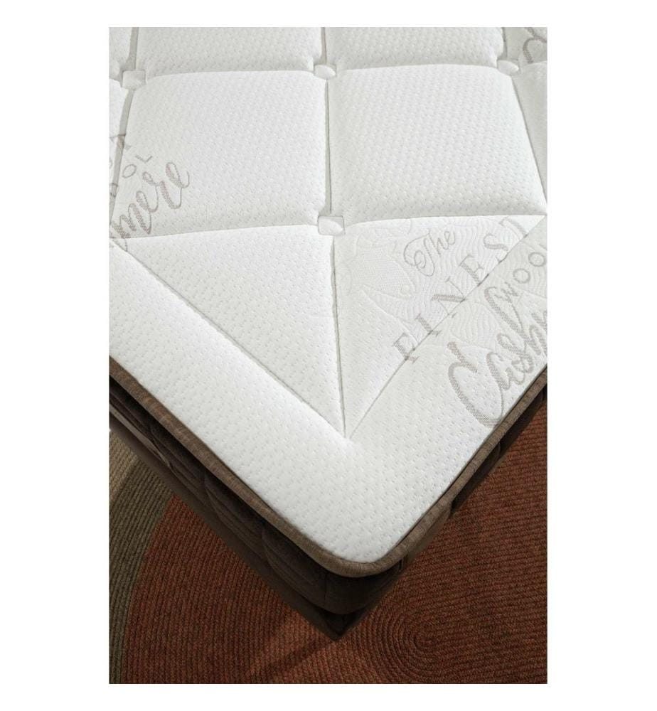 Teppich, Creme, Blau, Nerz, 100 % Polyester, 80 x 400 cm