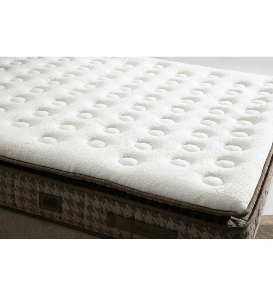 Teppich, Creme, Blau, Nerz, 100 % Polyester, 80 x 250 cm