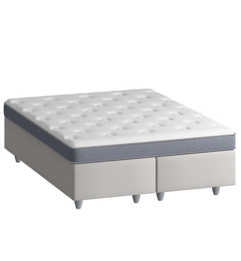 Teppich, Blau, Creme, 100 % Polyester, 100 x 400 cm